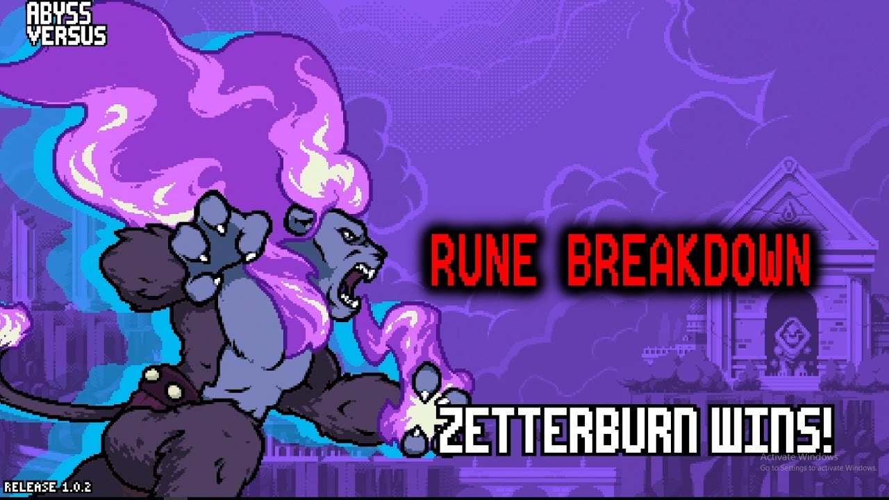 Abyss Runes: Zetterburn (Rivals of Aether)