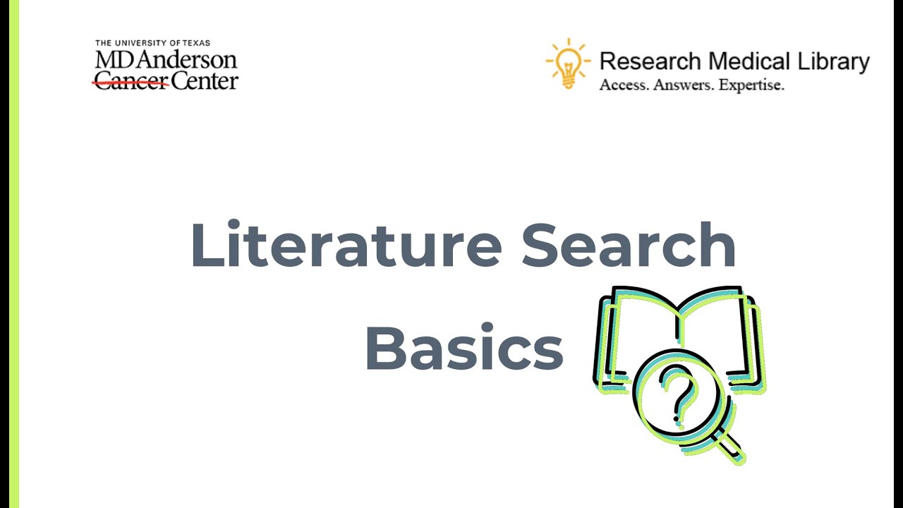 Literature Search Basics