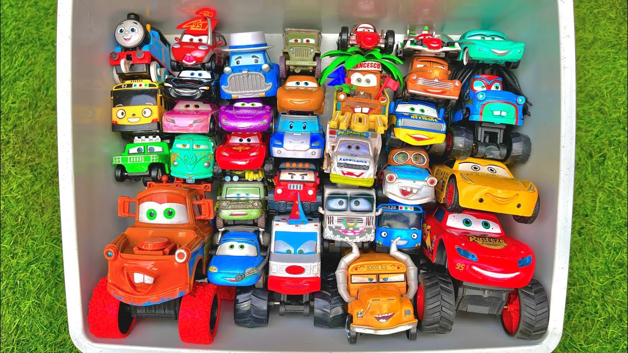 Disney Pixar Cars Unboxing Review | Lightning Mcqueen, Tow Mater, Doc Hudson, Sally Carrera, Cruz