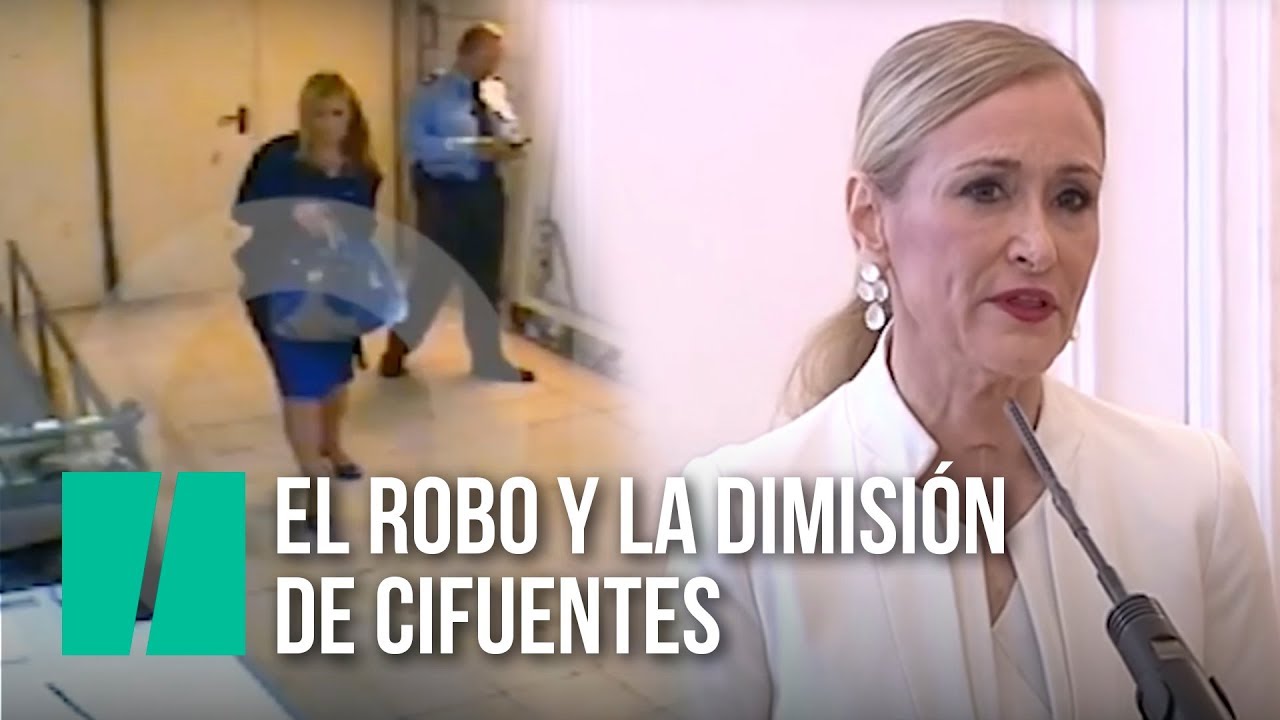La dimisión de Cifuentes y su robo en el Eroski en 2011