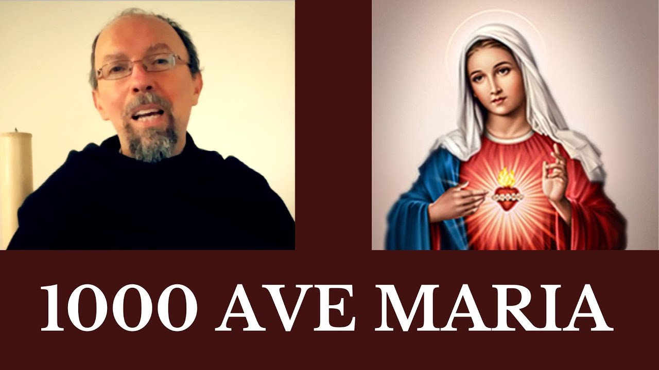 MILLE AVE MARIA 🌹 Santo Rosario Continuo 1000 Ave Maria