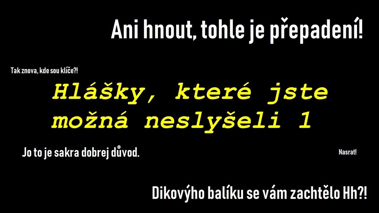 Mafia 1 - Hlášky, které jste možná neslyšeli 1 CZ