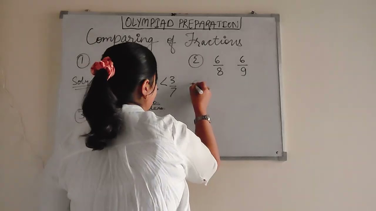 COMPARING OF FRACTIONS IN A VERY VERY EASY WAY.CONCEPT CLEAR.#olympiadpreparation#maths #schoolexam 