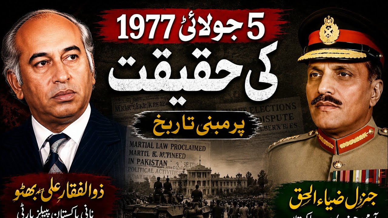 5 July 1977 Reall Story | Zulafqar Ali Bhutto