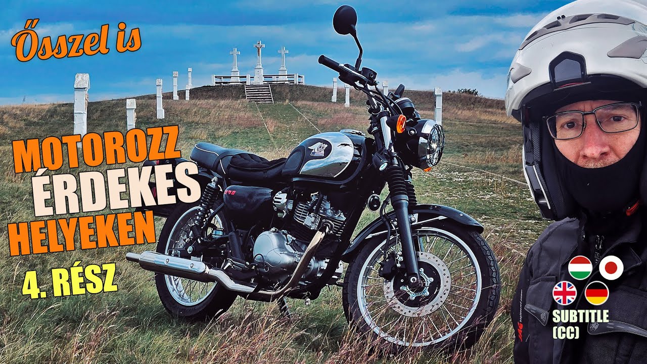 Motorozás ősszel érdekes helyeken  🏍 250 köbcenti alatt 🏍 Kawasaki W230 / Meguro S1  🏍 MotoVlog