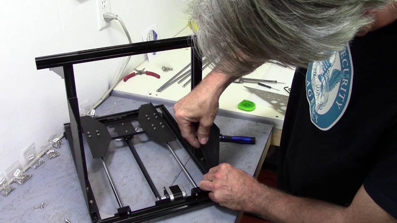 Сборка 3D-принтера HICTOP 3DP-11-ATL, часть 2 — рамы осей X и Z