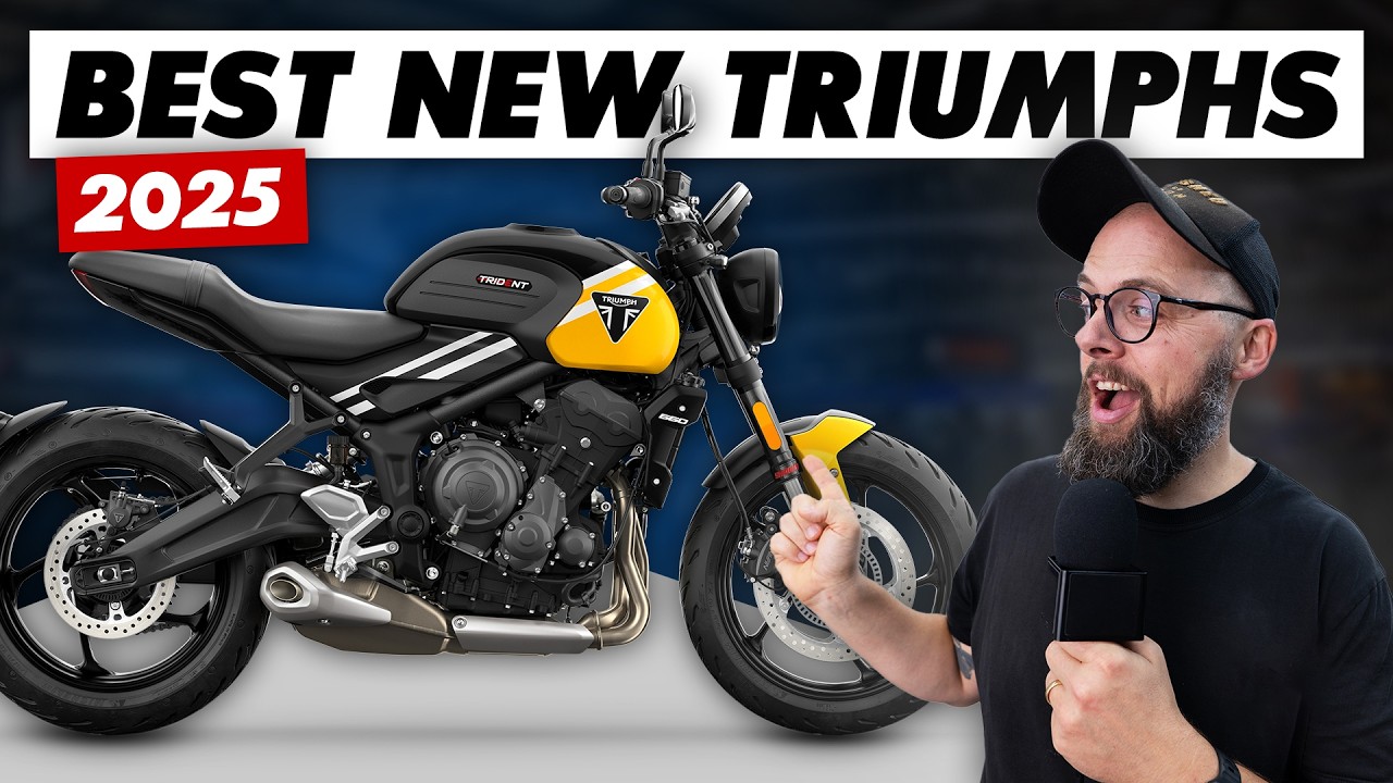 Лучшие новые и обновленные мотоциклы Triumph 2025 года!