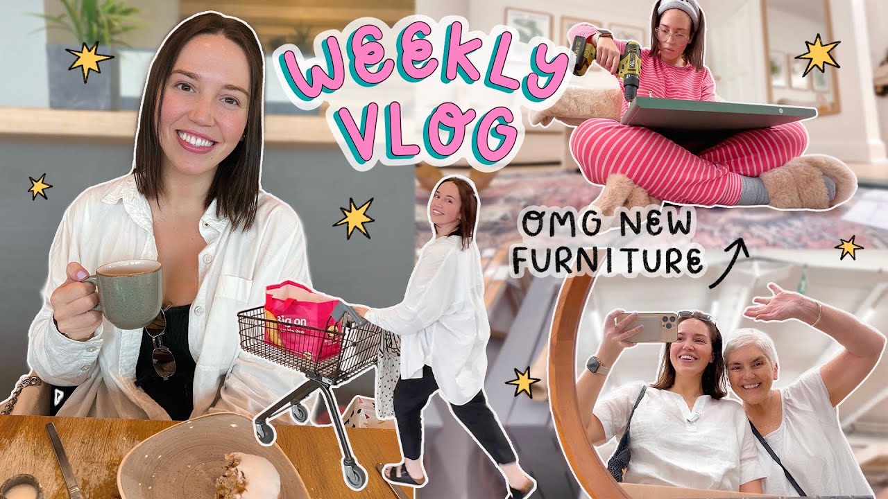 WEEKLY VLOG 2 ✨ Making changes to my home - lots of new furniture!