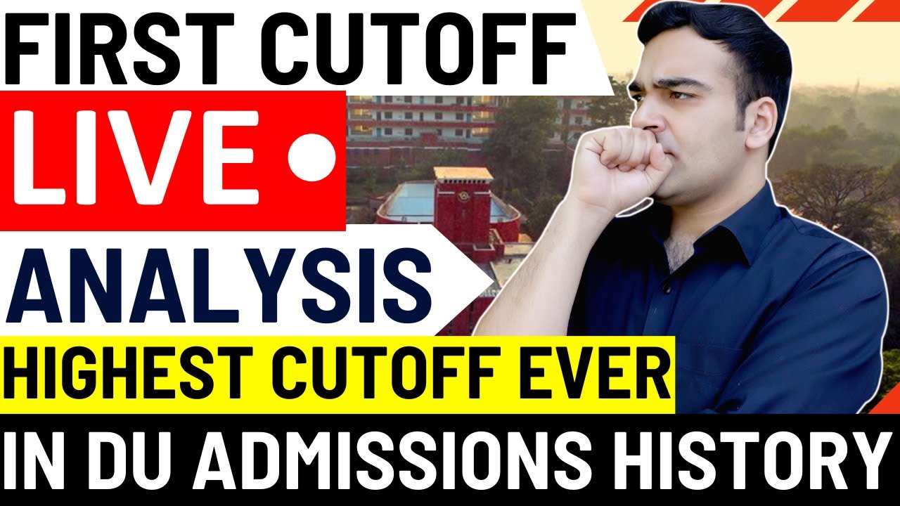 1st CUTOFF Highest EVER🔥| Live Analysis DELHI UNIVERSITY Admissions 2021