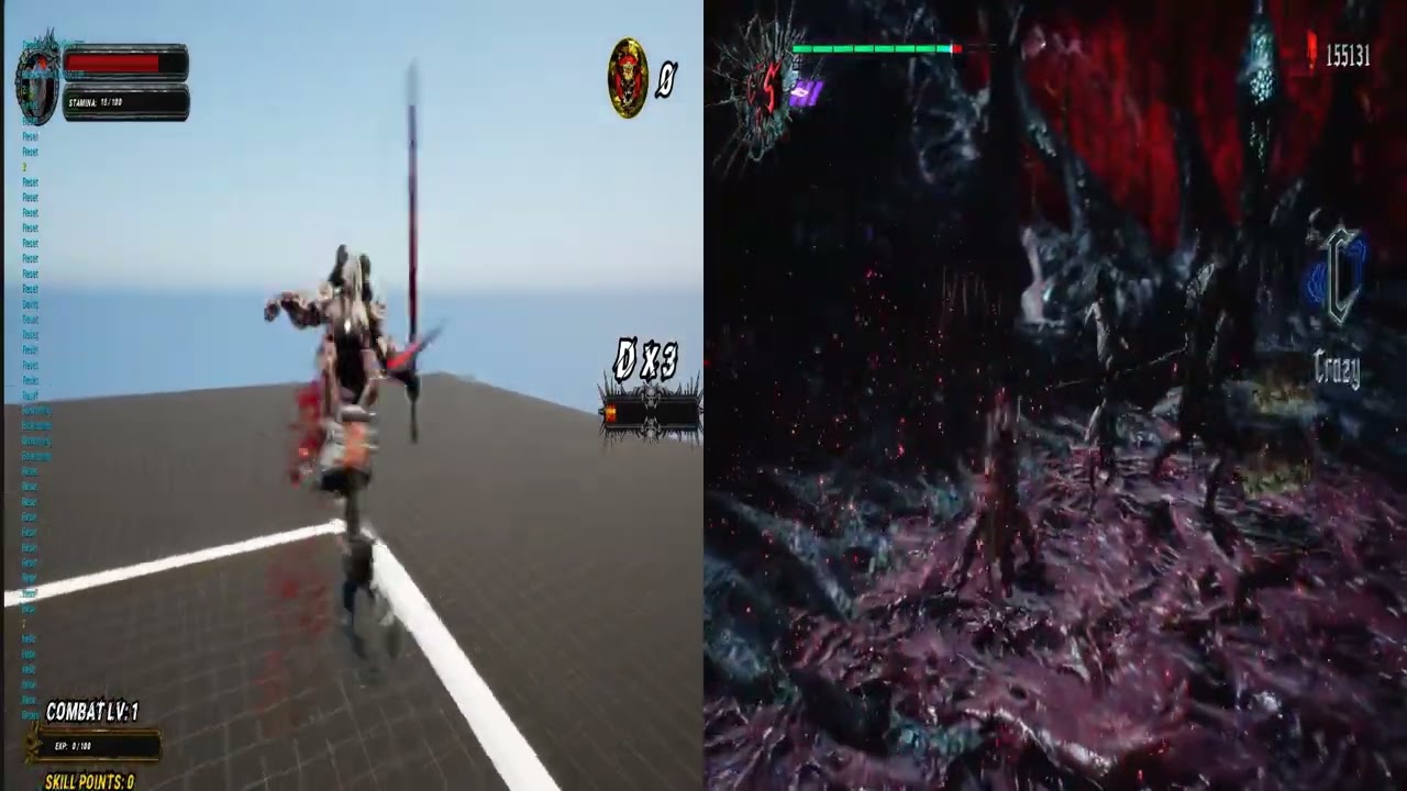 Grim Hope [WIP] vs. Devil May Cry | Can a Solo Dev Deliver Stylish Action?