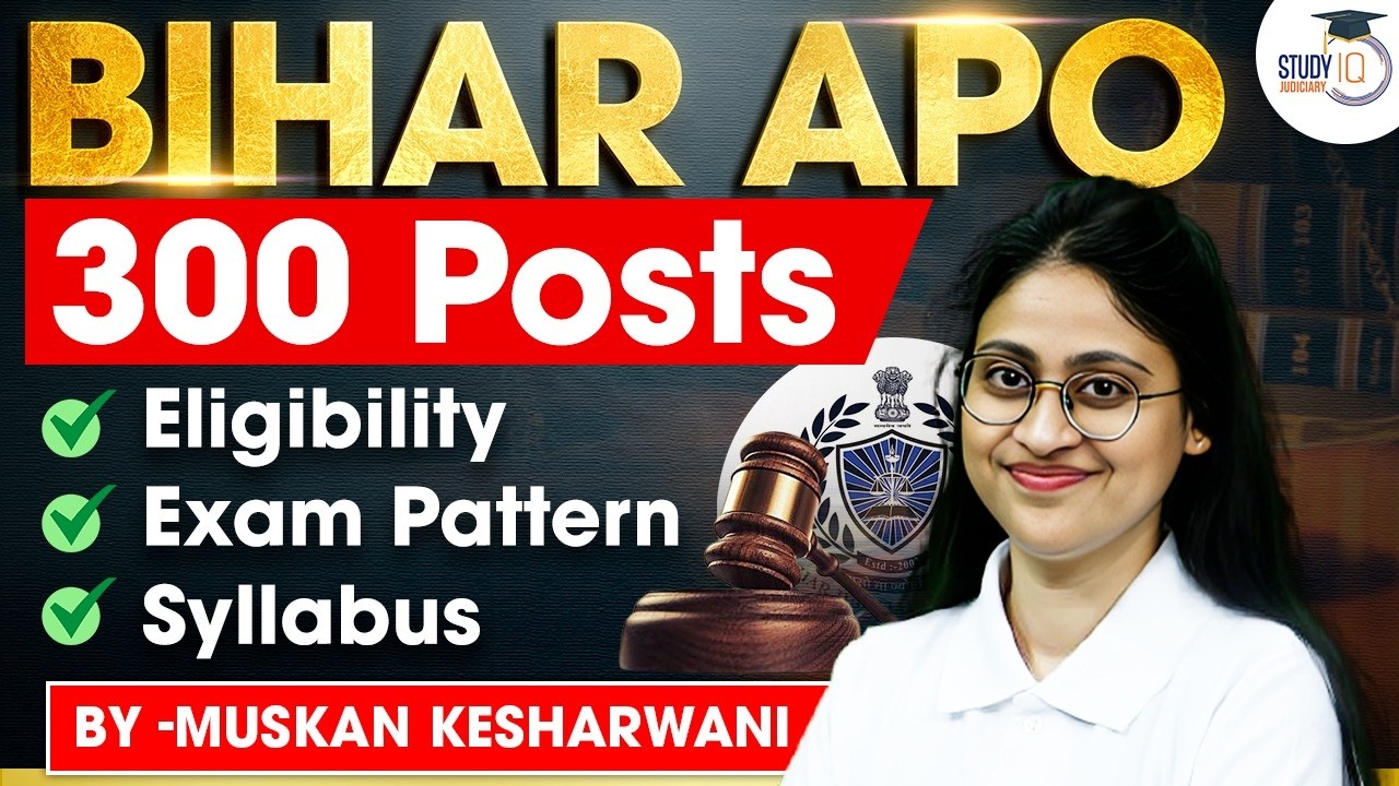BIHAR APO | 300 Posts | Eligibility, Exam Pattern, Syllabus | BY-MUSKAN KESHARWANI