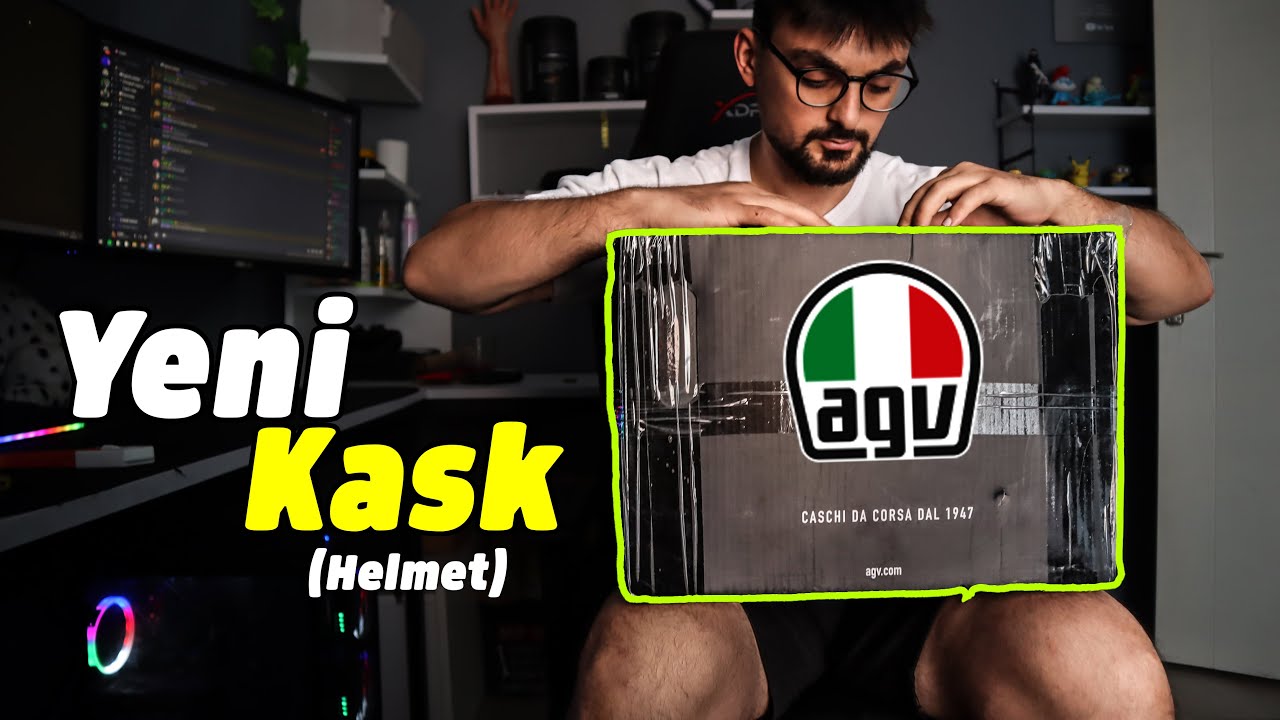 YENİ AGV KASK ALDIM - KUTU AÇILIŞI - NEW HELMET