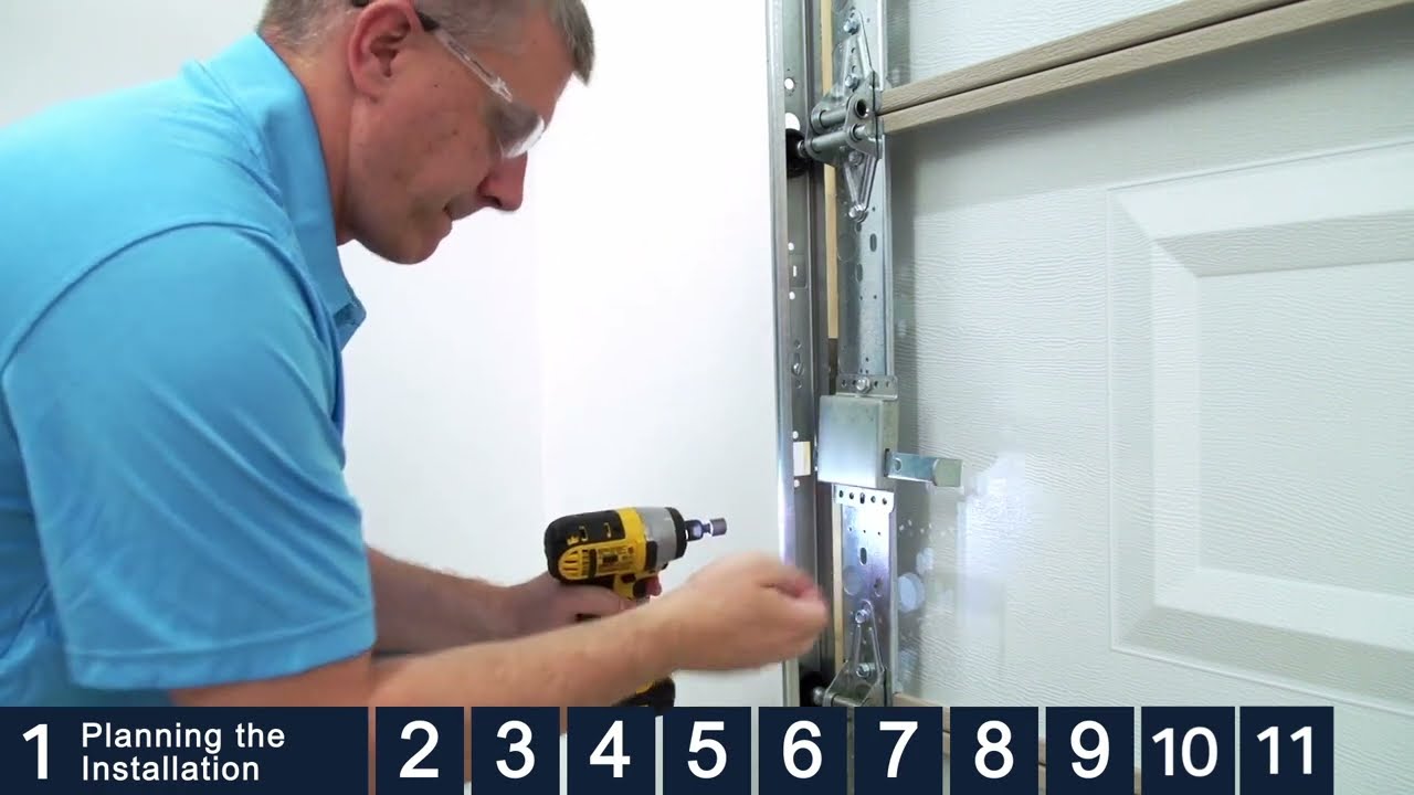 How to Install the Chamberlain Wall Mount Garage Door Opener Model RJO101