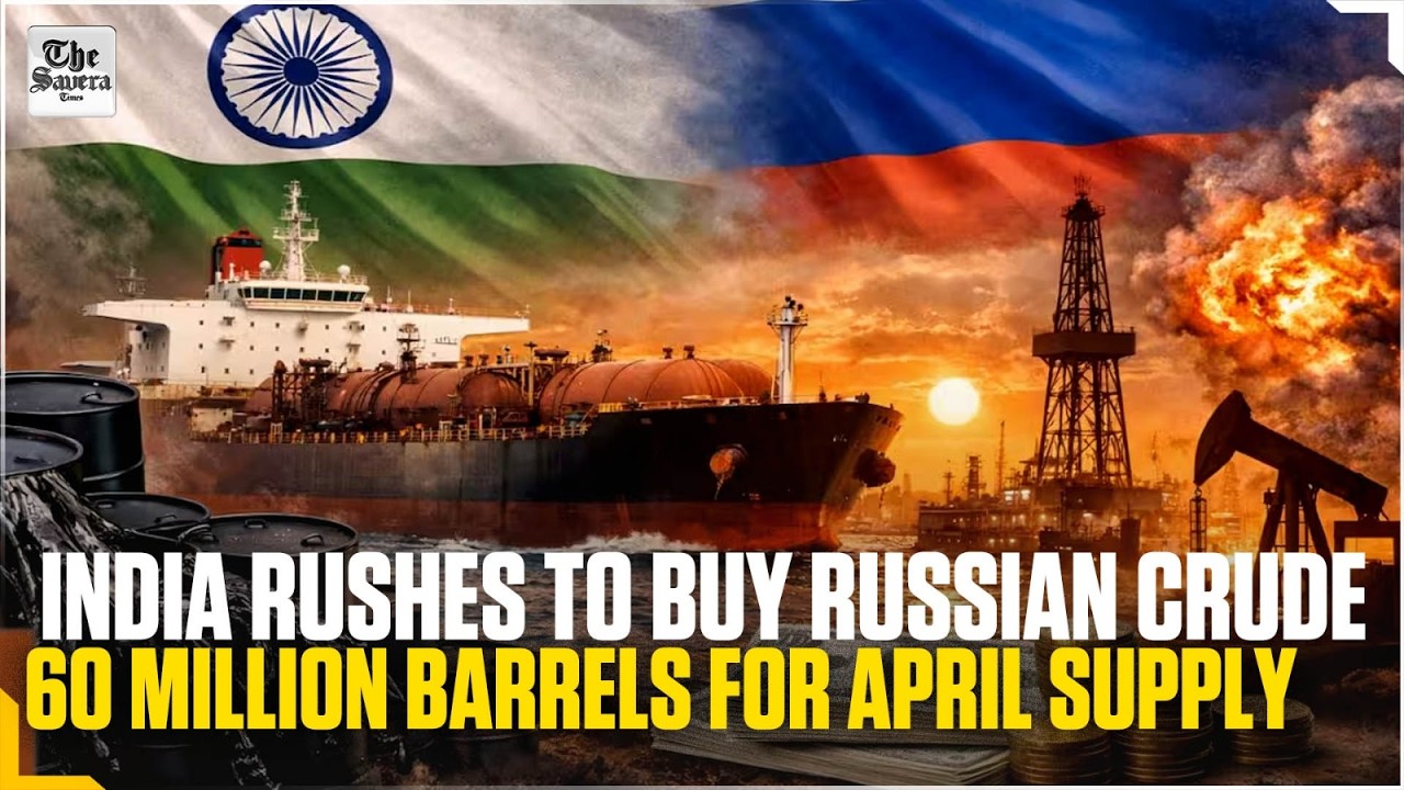 India buys 60 million barrels of Russian oil for April amid global supply disruptions