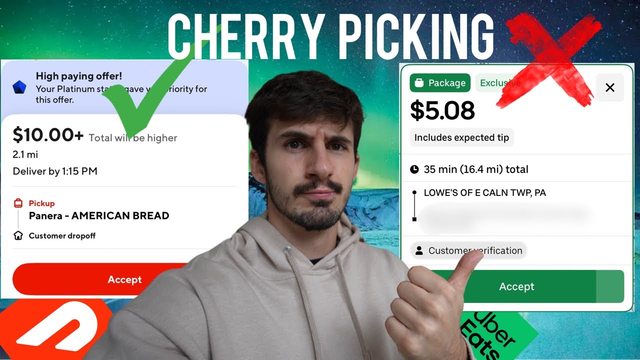 Cherry Picking DoorDash Orders / Uber Eats Until I Can Buy A Trip To&hellip;