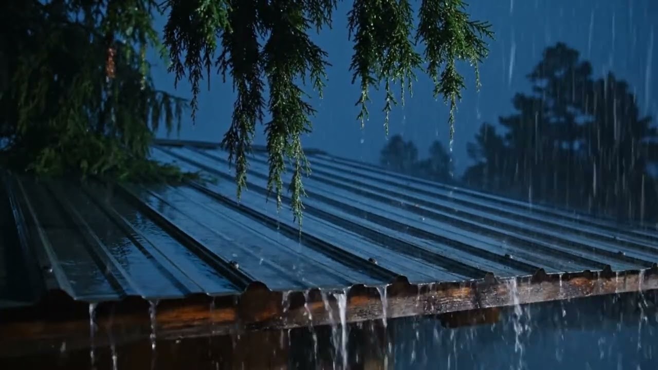 Gentle Rain Sounds ASMR  No Music Sleep Aid for Insomnia