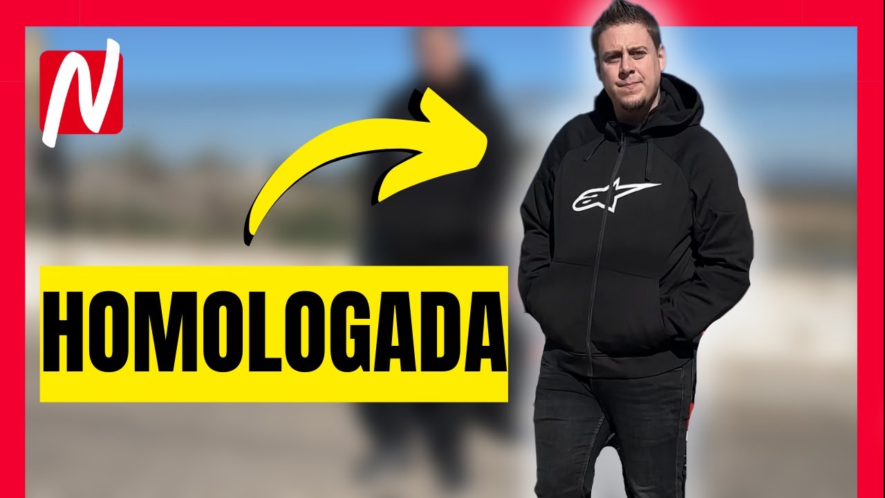 SUDADERA HOMOLOGADA para MOTO Alpinestars Chrome //Nilmoto