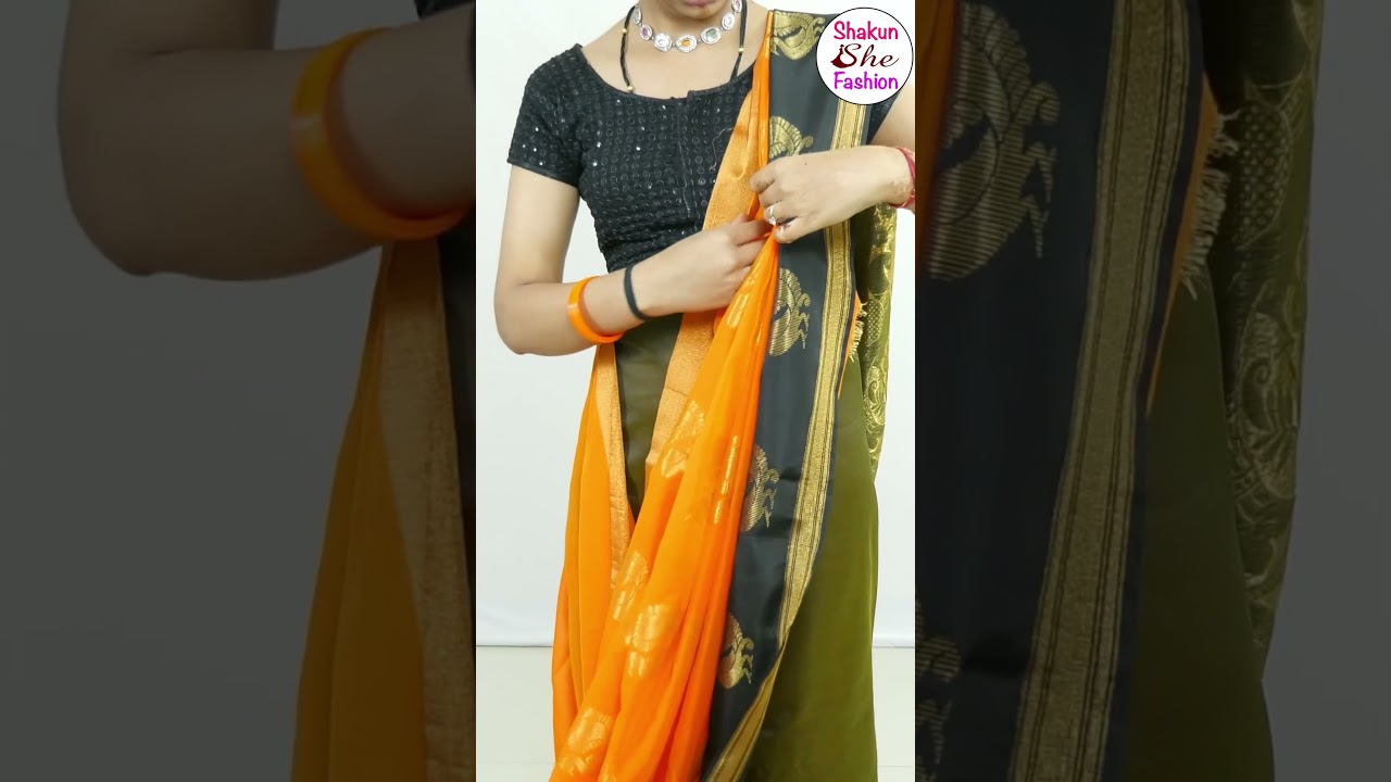 How to Drape a saree for Wedding & Functions #saree #drape #fashion