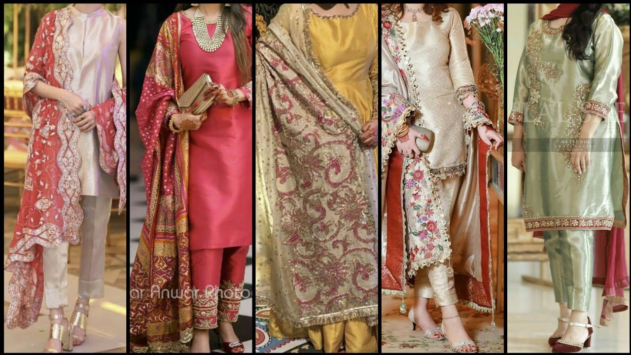 Trendy stylish and beautiful Silk dresses ideas|| beautiful Silk dress designing ideas 2021||