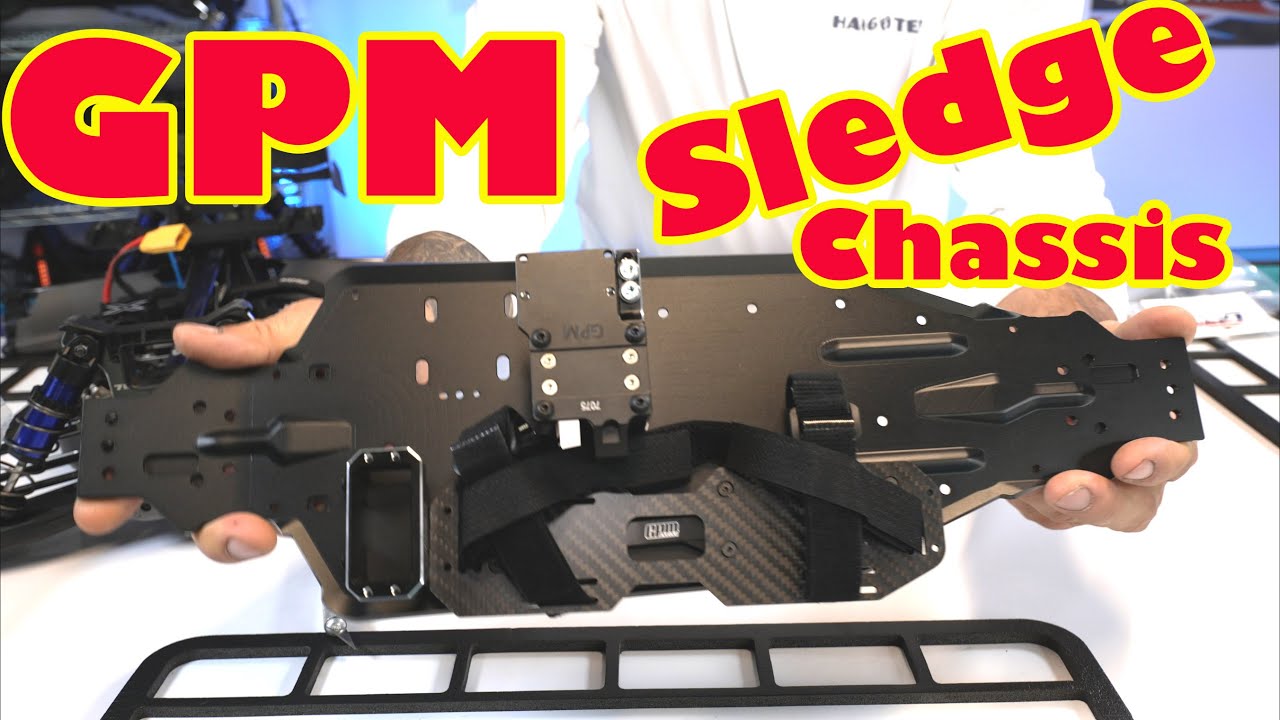🔥TRAXXAS SLEDGE HUGE UPGRADE! #GPMRacing 7075 T6 Aluminum W/Reverse Diff Mount #Trealhobby #M2c