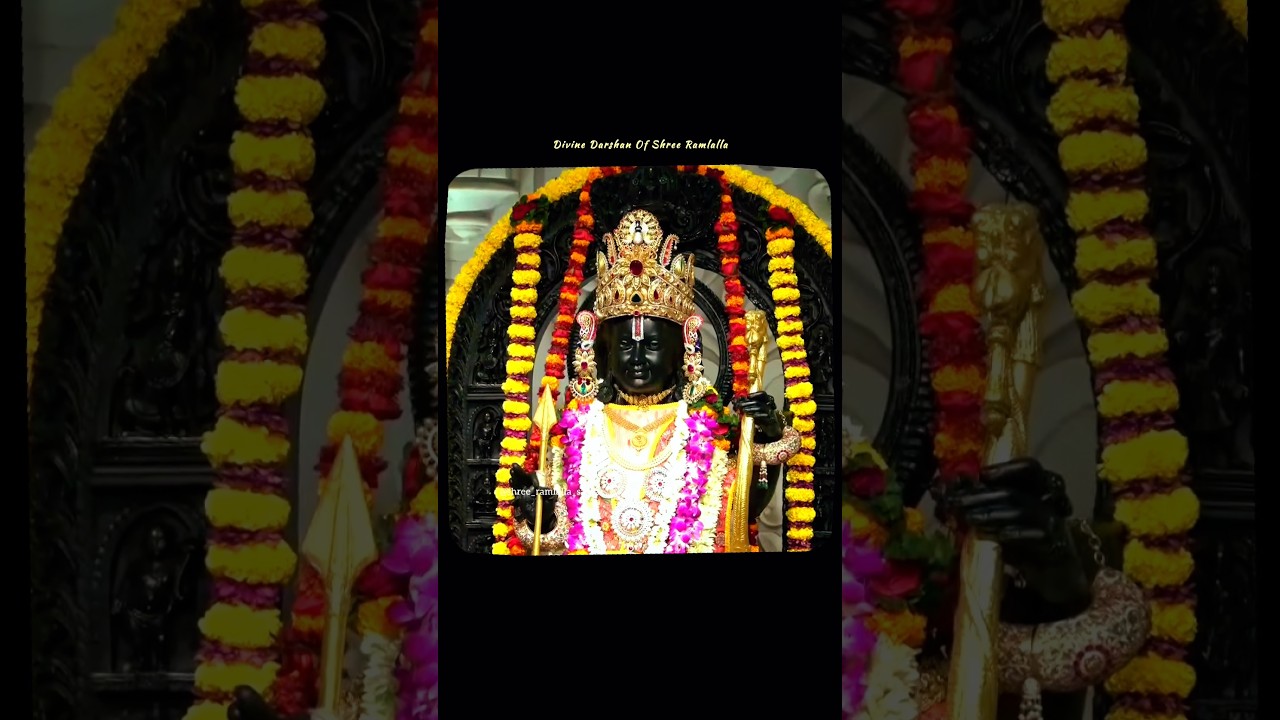 23/06/26 Shree Ramlala Darshan❤️#ayodhya #ramlala #ramtemple #shreeram #aarti #harerama #shortvideo