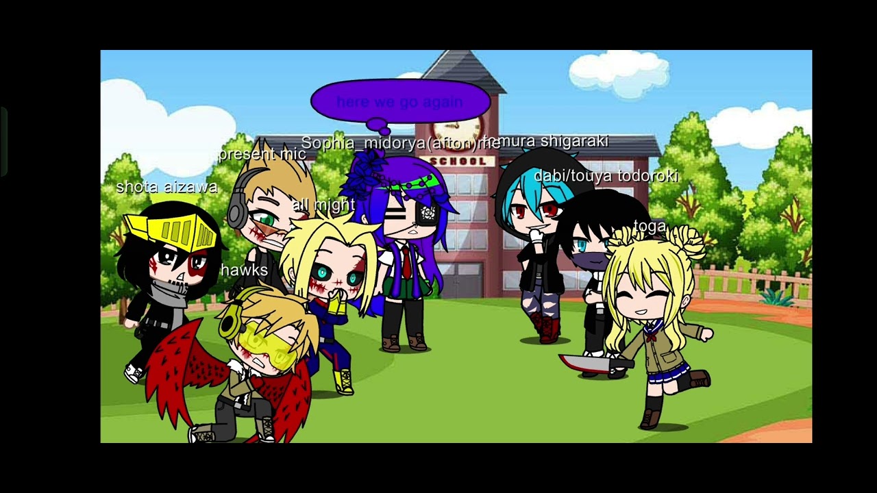 Aftons meet mha part 2(Sophia,Izuku and Terrence afton au)