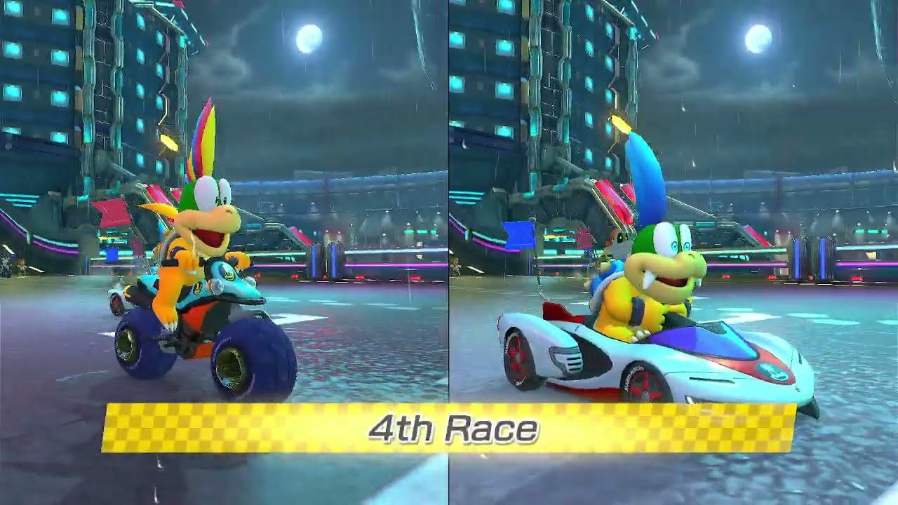 Mario Kart 8 Lemmy VS Larry