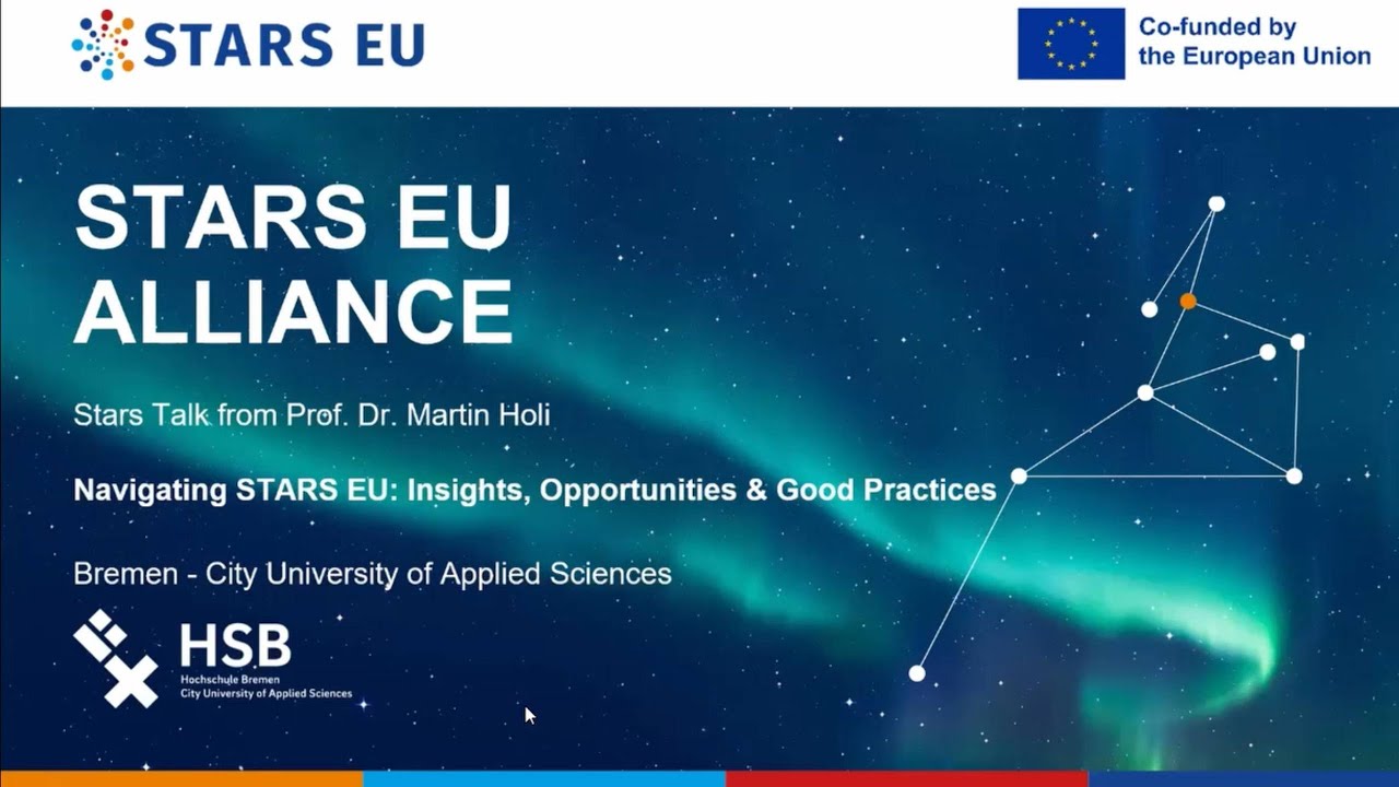 STARS Talk- Martin Holi. Integrating STARS EU into local research and teaching activities.