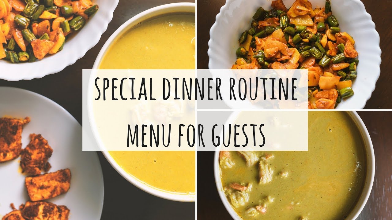 Special Indian Dinner Menu For Guests| Indian Dinner Ideas For Guests |Special Indian Dinner Routine