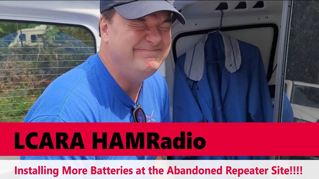 LCARA HAM Radio: Adding Batteries to the Abandoned Repeater Site!!!!