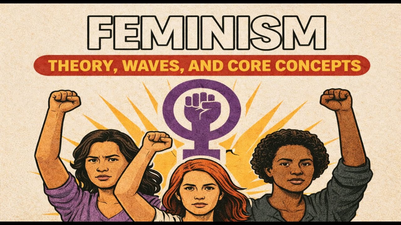 ♀️Feminism: Theory, Waves, and Core Concepts | Political Science | UGC NET | NET JRF | UPSC | MA