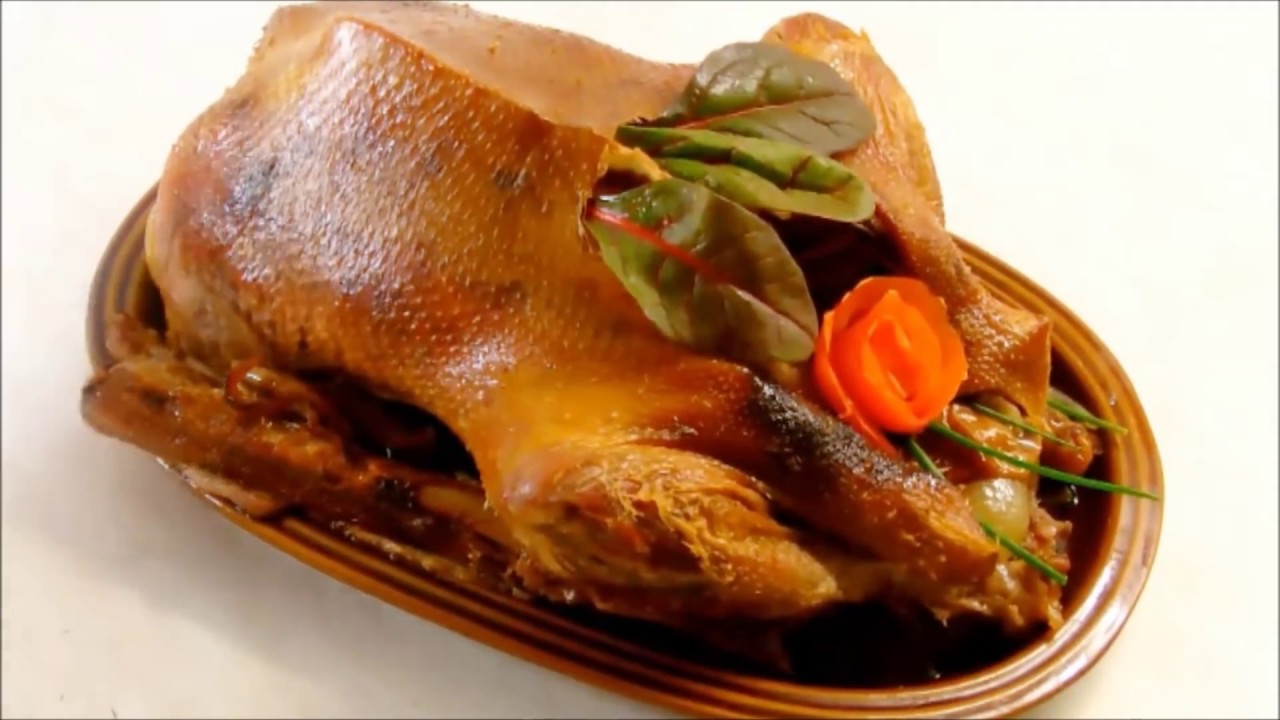 Gans im Bratschlauch zubereiten