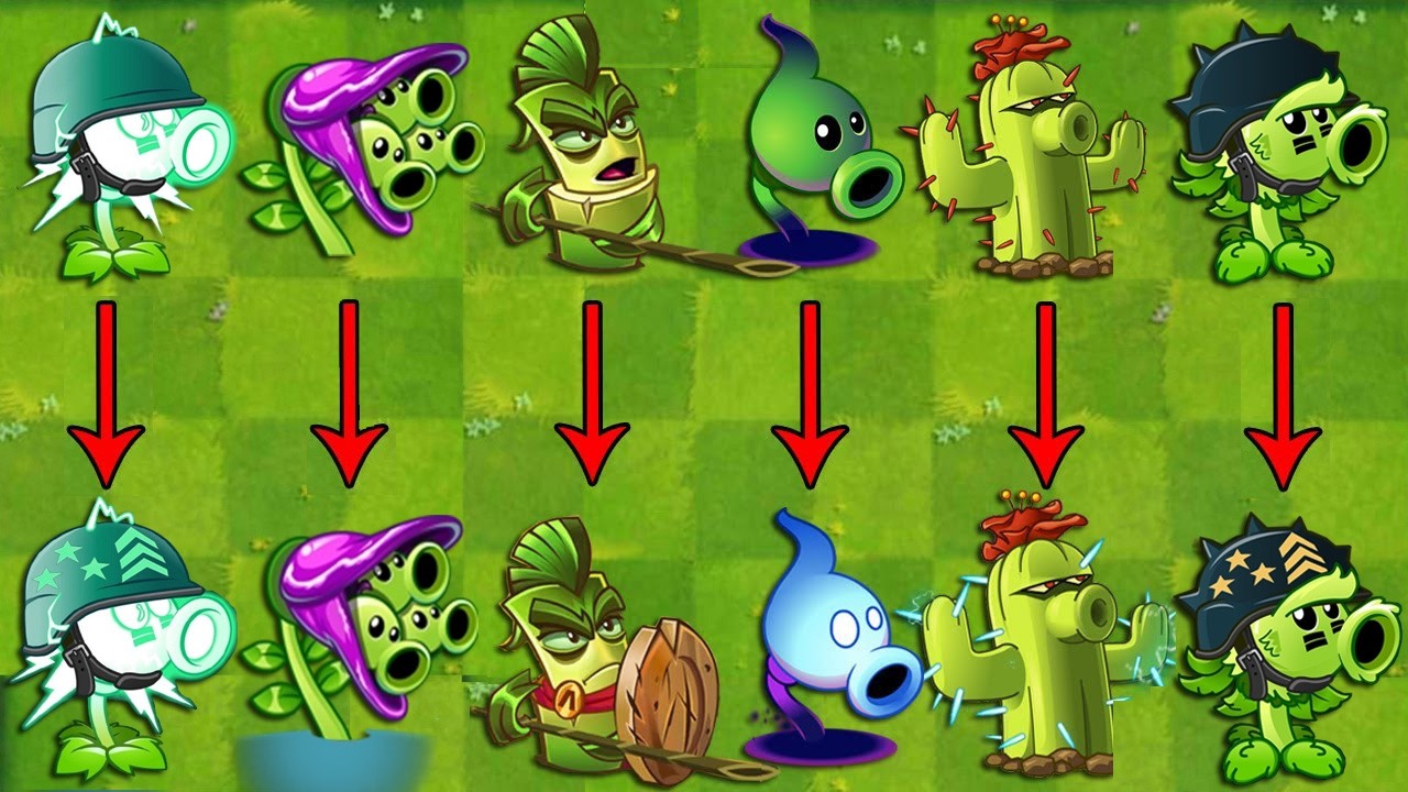 Pvz 2 Discovery - Power of All Plants Evolution NOOB - PRO Version