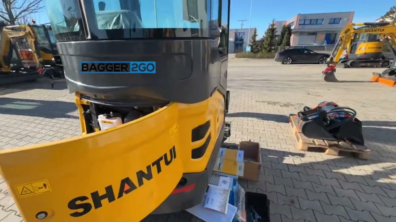 Shantui SE18SR Minibagger NEU Zerotail / Referenz gerät zu : Sany SY18C / Sunward SWE18UF / SWE20F