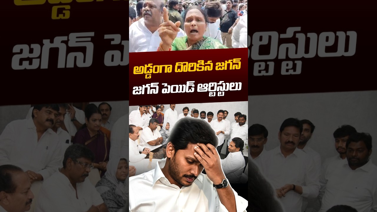 అడ్డంగా దొరికిన జగన్, జగన్ పెయిడ్ ఆర్టిస్టులు | YS Jagan Mega DSC Paid Artists | Nethra Tv Telugu
