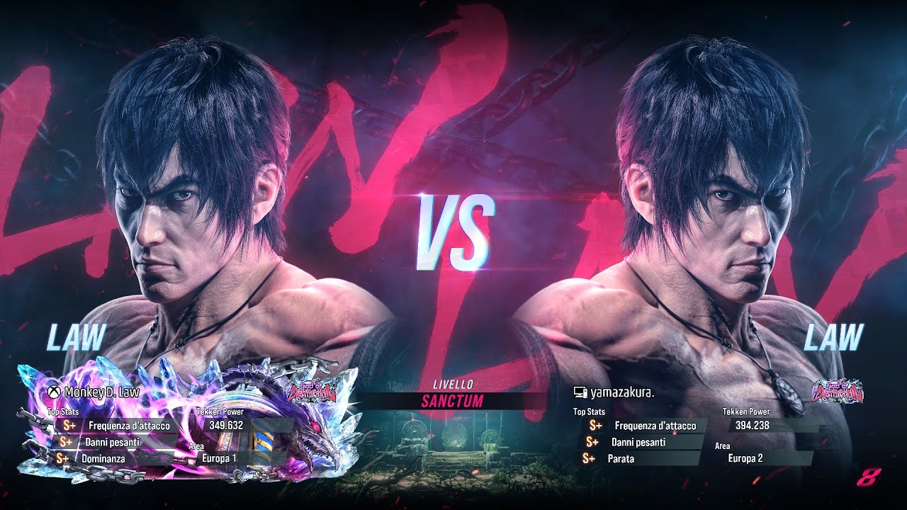 This Law didn't want a rematch - Law vs Law - High Level Mirror match - #tekken8law #tekken8 