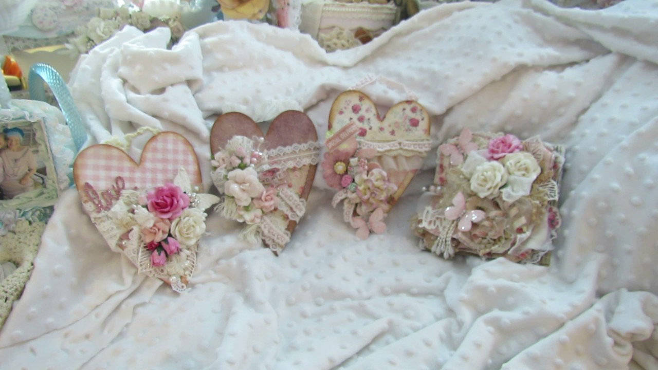 Brenda Walton Heart Pocket Creations and Shabby Chic Card