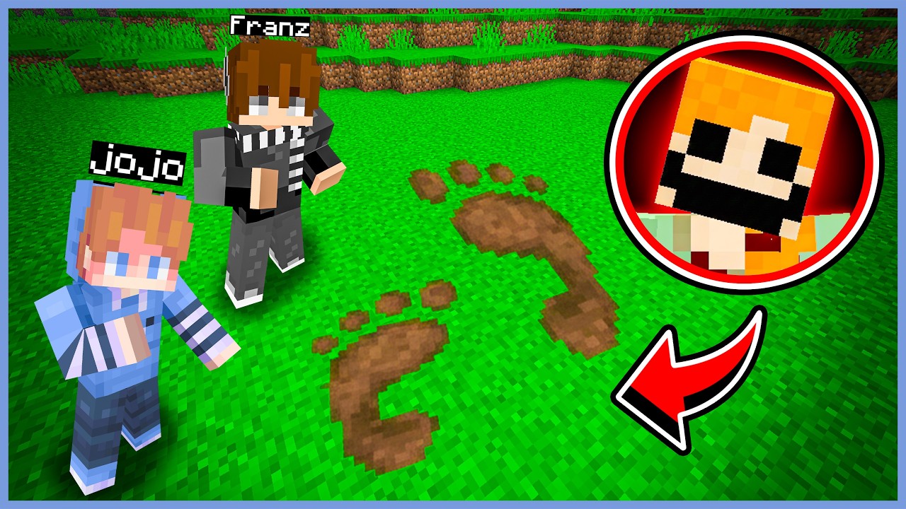 JOJO & FRANZ MENEMUKAN JEJAK KAKI ALEX MENGERIKAN di MINECRAFT