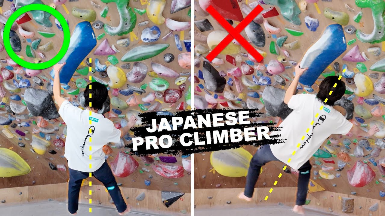 Bouldering Tips for Dynamic Moves by Japanese Olympian, Kai Harada