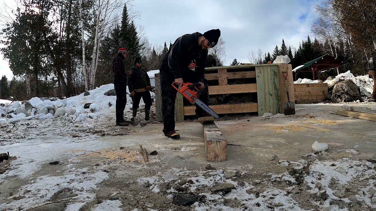 We Build Docks when we're not diving. (This dock will last for 30 years!!)