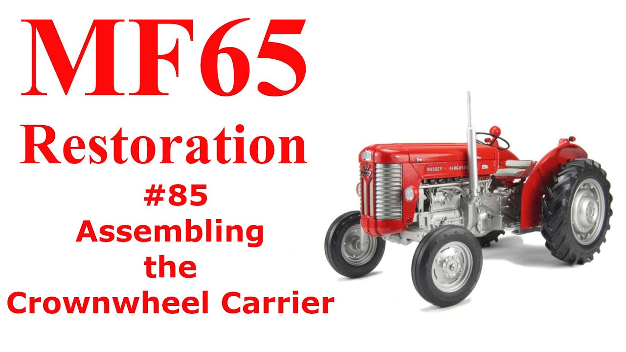 Massey Ferguson 65 # 85 Assembling the Crownwheel Carrier