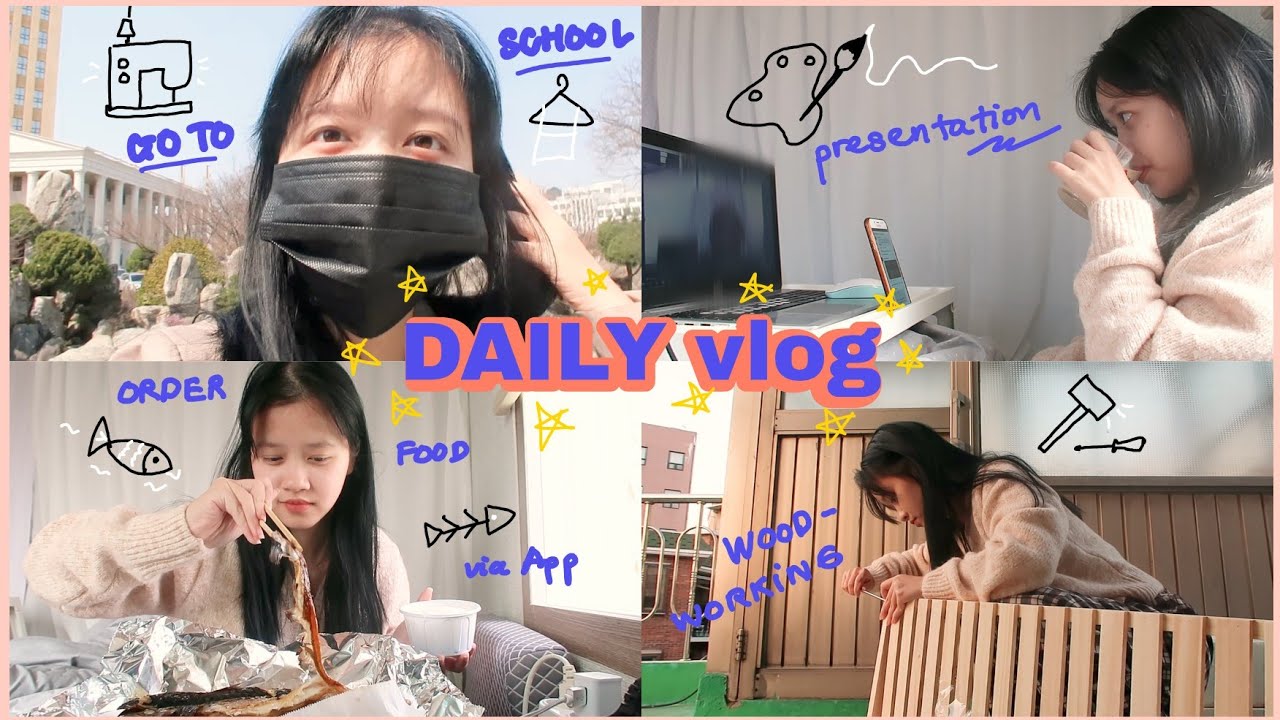 Daily Vlog | Một tuần đi học | back to the campus + presentation | Du học Hàn | Ly Nguyễn