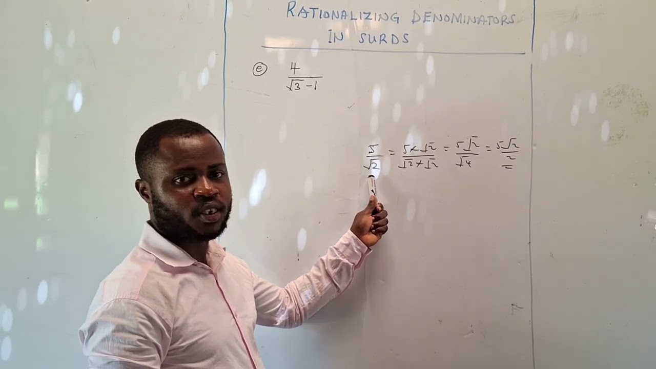 Surds Part 5: Mastering Rationalization of Denominators