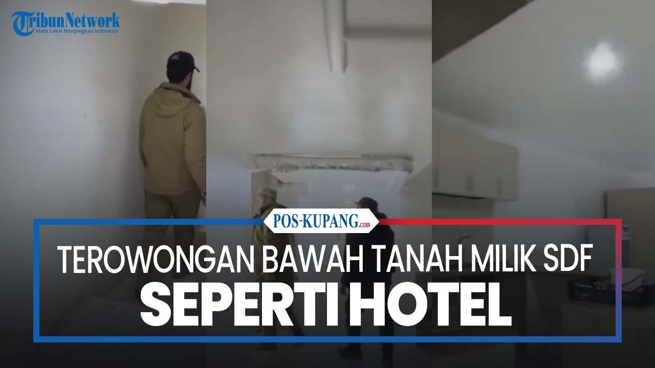 Terowongan Bawah Tanah Milik SDF Seperti Hotel