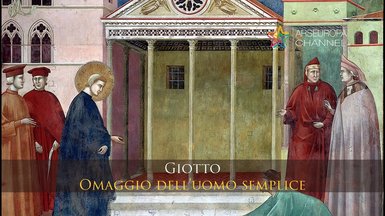 Giotto - Omaggio dell’uomo semplice - Storie di San Francesco - 1di28