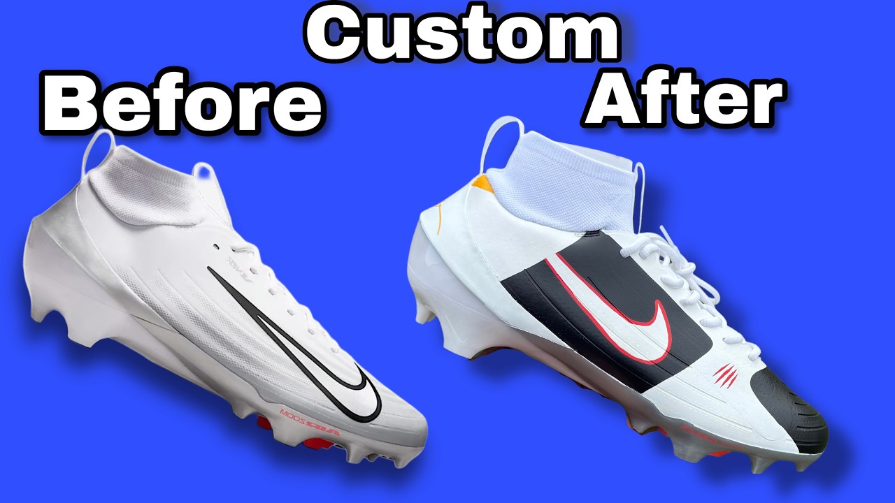 Plain Cleats To Custom Kobe 5 Bruce Lee Football Boots 🔥🔥