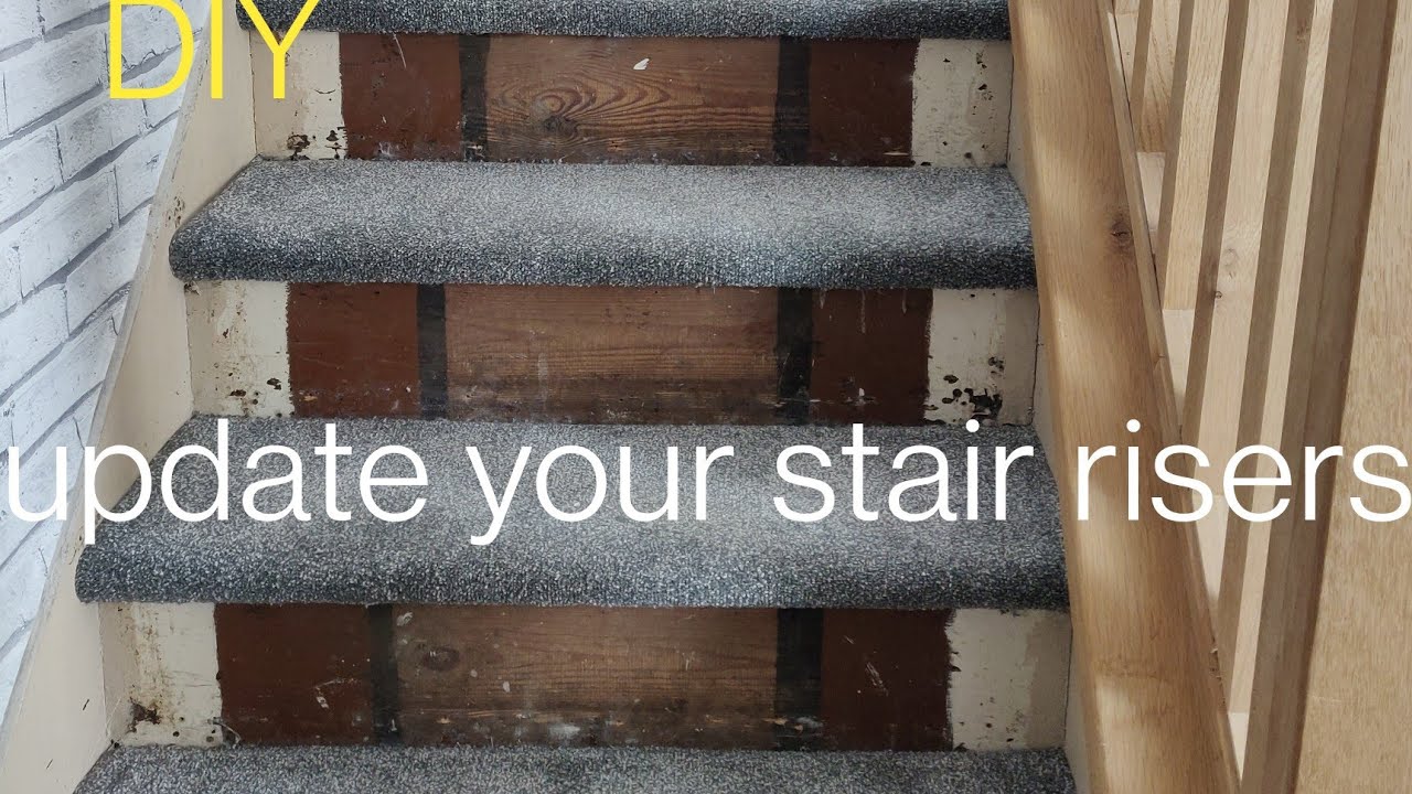 DIY. update your staircase risers