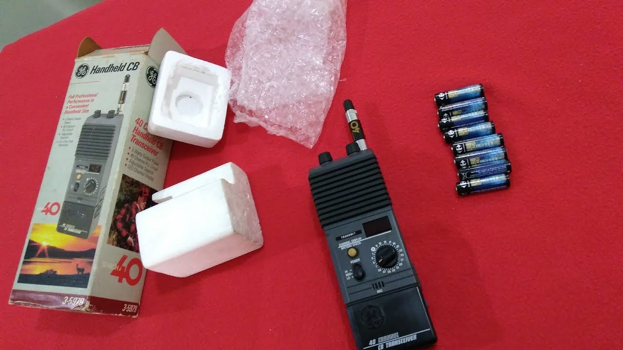 Walkie talkie GE Mod  3 5979 40 Chanel AM