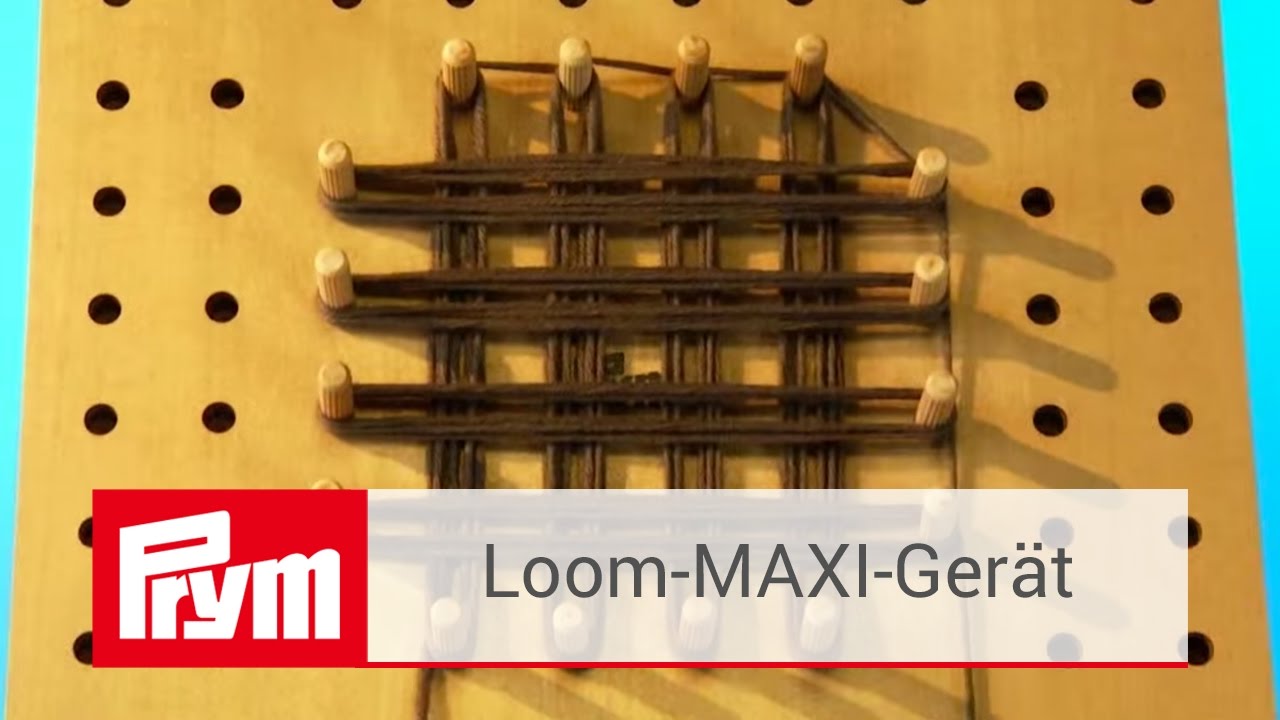 Stricken mit Strickrahmen | Das Prym Loom-MAXI-Gerät als Strickhilfe
