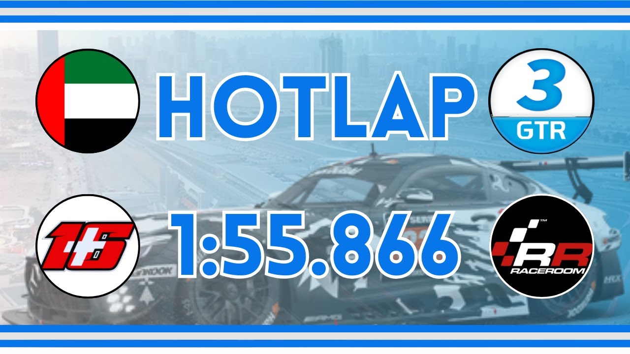 Hotlap Dubai Autodrome GP Circuit | Mercedes-AMG 2020 GT3 | Raceroom Racing Experience